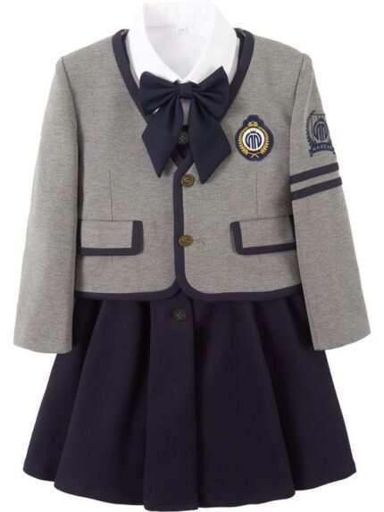 Spring and autumn kindergarten uniforms, British-style suit sets, children's class uniforms, primary school students' chorus performance uniforms.